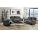 Kalen Gray Chenille Glider Recliner