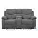 Kalen Gray Chenille Reclining Living Room Set