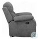 Kalen Gray Chenille Glider Recliner