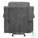 Kalen Gray Chenille Glider Recliner