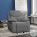 Kalen Gray Chenille Glider Recliner