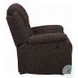 Madden Brown Chenille Glider Recliner