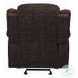 Madden Brown Chenille Glider Recliner
