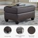 Roxmere Umber Ottoman