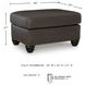 Roxmere Umber Ottoman