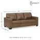 Bolsena Caramel 85" Sofa