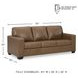 Bolsena Caramel Queen Sofa Sleeper