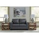 Bolsena Admiral Leather 62" Loveseat