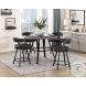 Crowley Brown And Black Counter Height Dining Table
