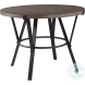 Crowley Brown And Black Counter Height Dining Table