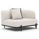 Madera Oatmeal 4 Piece Modular Corner L Sectional with Pillows