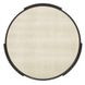 Rivera Espresso and Gold Round Occasional Table Set