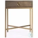 Sullia Gold Cosmopolitan One Drawer End Table