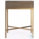 Sullia Gold Cosmopolitan One Drawer End Table