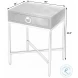 Sullia Gold Cosmopolitan One Drawer End Table