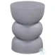 Haven Gray Plaster Accent Table