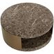 Gardiner Dark Emperador Outdoor Round Coffee Table