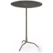 Silas Antique Nickel Accent Table