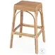 Tobias neutral Rattan Bar Stool