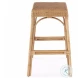 Tobias neutral Rattan Bar Stool