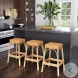 Tobias neutral Rattan Bar Stool