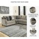 Bovarian Stone Large RAF Sectional