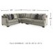Bovarian Stone Large RAF Sectional