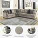 Bovarian Stone Large RAF Sectional