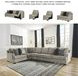Bovarian Stone 4 Piece Sectional with RAF Loveseat
