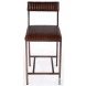 Houston Brown Leather 24" Counter Height Stool