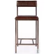 Houston Brown Leather 24" Counter Height Stool