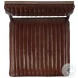 Houston Brown Leather 24" Counter Height Stool