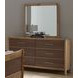 Nordhaven Clear Maple and Nordic Walnut 6 Drawer Dresser