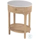 Ellen Natural 1 Drawer Nightstand