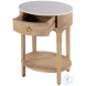 Ellen Natural 1 Drawer Nightstand