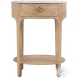 Ellen Natural 1 Drawer Nightstand