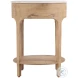 Ellen Natural 1 Drawer Nightstand