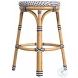 Tobias Black And White Outdoor Counter Height Stool