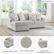 Eastonbridge Shadow RAF Sofa Chaise
