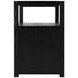 Lark Black 28" Rectangular 2 Drawer Nightstand