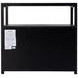 Lark Black 28" Rectangular 2 Drawer Nightstand
