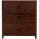 Lark Medium Brown 25" 3 Drawer Nightstand