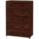 Lark Medium Brown 36" 5 Drawer Chest 