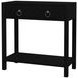 Lark Black 30" Rectangular 1 Drawer Nightstand