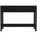 Lark Black 44" Rectangular 2 Drawer Console Table