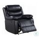 Eilbra Black Synthetic Leather Power Recliner
