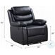 Eilbra Black Synthetic Leather Power Recliner