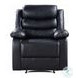 Eilbra Black Synthetic Leather Power Recliner