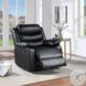 Eilbra Black Synthetic Leather Power Recliner