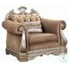 Northville Velvet and Antique Silver Living Room Set with 5 Pillows